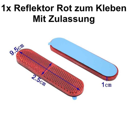 Mini reflektor rot - 1x,