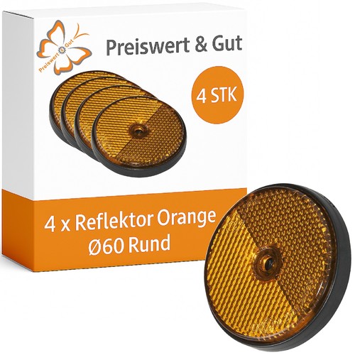Reflektor ø60 orange - reflektor,