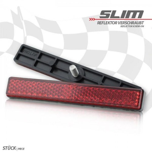 Reflektor slim rot - "slim",