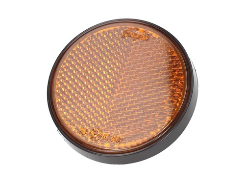 Reflektor rund orange