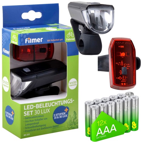 Led fahrrad licht - led, set