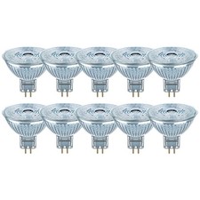 10 x Osram LED MR16 Glas